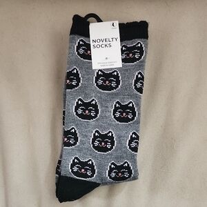 Kohl's Novelty Cat Crew Socks